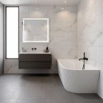 Kampinė Vonia REA Wenus 170 Left White 170X80X57,5Cm