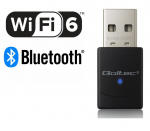 Itin greitas WiFi 6 ir Bluetooth 5.4 adapteris | 900 Mb/s | 802.11 a/b/g/n/ac/ax | USB 2.0
