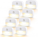 LED naktinė lemputė su judesio jutikliu, automatinis įjungimas / i&scaron;jungimas