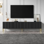 TV spintelė, 190 cmx 38 cm x 48 cm , auksinės stalo kojos
