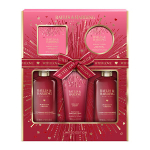 Du&scaron;o gelio rinkinys Baylis & Harding Midnight Cherry dovanų rinkinys, 5 vnt., 830 ml, prabangi kūno priežiūra