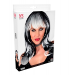 BLACK/WHITE VAMPIRESS WIG in box