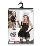 &bdquo;GOTHIC PUNK&ldquo; (suknelė, tamprės, galvos apdangalas, pir&scaron;tinės)