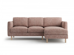 L formos mink&scaron;tas kampas Micadoni Home Eden, Pink Melange
