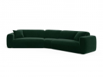 U formos mink&scaron;tas kampas Micadoni Home Strino, Bottle Green