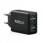 USB-C įkroviklis su USB-A suderinamas su iPhone, 40 W