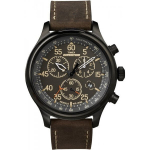 Vyri&scaron;kas laikrodis Timex Expedition T49905 rudas, su chronografu