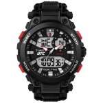 Vyri&scaron;kas Timex Tw5m52800 sportinis laikrodis su juodu dirželiu