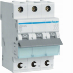 Hager 3p B 25a Mcb automatinis jungiklis, 6ka, Quickconnect