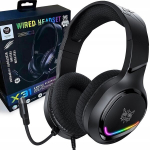 Onikuma X31 žaidimų ausinės su mikrofonu, Rgb ap&scaron;vietimu