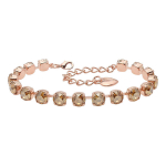 Apyrankė moterims DiamondSky &bdquo;Classic III (Golden Shadow)&ldquo; su Swarovski kristalais
