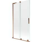 Vonios sienelė Mexen Velar L, 100 x 150 cm, Rose gold/Transparent