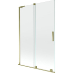 Vonios sienelė Mexen Velar L, 120 x 150 cm, Gold/Transparent