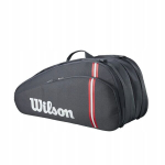 Wilson Tour Racket Bag x12 2025 juoda teniso raketinė ta&scaron;ė