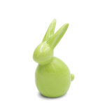 Dekoratyvinė zuikio figūrėlė, 7 cm, žalia, 1 vnt.