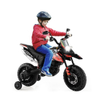 12V vaikų elektrinis motociklas Aprilia raudonas