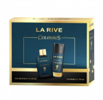 Kvapų dovanų rinkinys LA RIVE Colossus vyrams EDT 90 ml Du&scaron;o gelis 100 ml