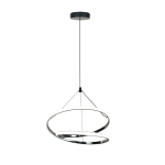 Pakabinamas &scaron;viestuvas Candellux Loco LED, sidabrinis, apvalus