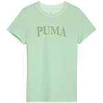 Vaiki&scaron;kas mar&scaron;kinėlis Puma Squad Tee, mėtų spalvos 679387 88
