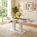 Valgomasis stalas, MDF, 140-180x70 cm, 60 kg, 1 vnt
