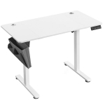 Stalinio stalo auk&scaron;tis reguliuojamas 120x60x120 cm, baltas plienas