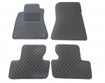 Kilimėliai QuiltyMats Lexus IS 2005-2013 (4 vnt.), Juoda-Juoda /11-14