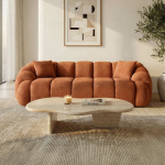 Trivietė sofa Octavio, plytų raudonos spalvos