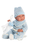 Lėlė kūdikis berniukas Nico su pagalvėle Llorens 73859, 38 cm