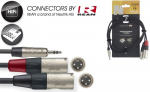 Stagg&nbsp;NYC2/MPS2XMR, Aux 3.5 mm/XLR, 2 m