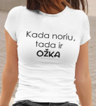 Moteri&scaron;ki mar&scaron;kinėliai &bdquo;Kada noriu, tada ir ožka&ldquo;, balti, XL