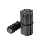 50 vnt. Bičių va&scaron;ko žvakių juodos spalvos Danilovo No100, 200 g.