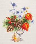 Siuvinėjimo rinkinys Magic Needle "Winter Bouquet" 100-001