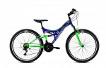 Kalnų dviratis Capriolo MTB CTX260, 26 colių, mėlynas/žalias