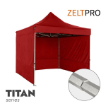 Prekybinė palapinė Zeltpro TITAN Raudona, 3x3