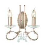 Sieninis &scaron;viestuvas Elstead Lighting Christina CRT2-SILVER-GOLD