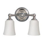 Sieninis &scaron;viestuvas Elstead Lighting Huguenot FE-HUGOLAKE2BATH