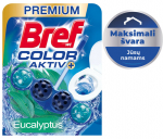 Bref wc 50g blue activ valiklis gaiviklis eucalyptus