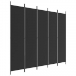 Kambario pertvara 250x220cm, juoda