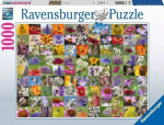 Dėlionė Ravensburger Gėlių Koliažas, 1000 d.