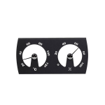 Pirties termometras ir drėgmės matuoklis Powermax PVT009 aliuminis, juodas