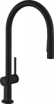 Hansgrohe Talis M54 virtuvės mai&scaron;ytuvas, 210 mm, juodas matinis, 72800670