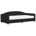 Sofa-lova vidaXL, 100x200 cm, juoda
