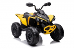 Vienvietis elektrinis keturratis vaikams Quad CAN-AM Renegate, geltonas