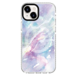 Evelatus PC+TPU dėklas skirtas Apple iPhone 15 su MagSafe Customized Print Violetinis