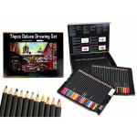 Pie&scaron;tukų rinkinys Crayons dėžutėje Leantoys, 74 vnt.