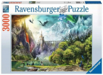 Dėlionė drakonai Ravensburger, 3000 d.