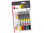 Tekstilės pie&scaron;tukas 2-4mm 5vnt.