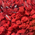 Dekoratyvinės rožės 3,5cm, 100 vnt.