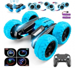 Radijo bangomis valdomas automobilis su teksto projektoriumi Tornado Stunt Car