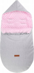 Universalus miegmai&scaron;is/vokelis Babymam, grey/pink, 90x45 cm